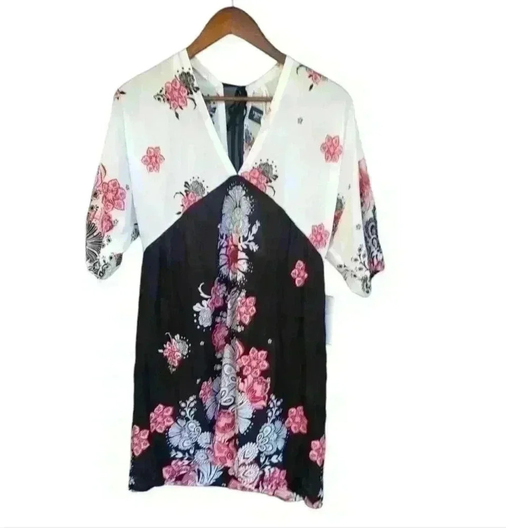 NWT Swimsuits For All Floral Cotton Cover-Up Dress - Picture 1 of 7